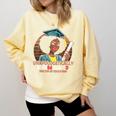 EdD Black Girls Doctor Of Education Graduation Black Women Comfort Colors Sweatshirt Butter