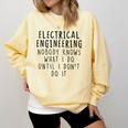 Electrical Engineering Tees Women's Electrical Engineer Modern Classic Casual Small Graduation T-Shirt Comfort Colors Sweatshirt Butter