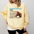 Equinetrovert Definition Equine Horse Riding Introvert Comfort Colors Sweatshirt Butter