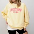 Esthetician Est 2024 For Esthetician Student Graduation Comfort Colors Sweatshirt Butter