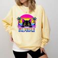 Ew Cat Misanthrope Introvert Synthwave 80s Comfort Colors Sweatshirt Butter Ew Cat Misanthrope Introvert Synthwave 80s Comfort Colors Sweatshirt Butter