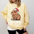 Ew People Capybara Christmas Lights Introvert Humor Comfort Colors Sweatshirt Butter Ew People Capybara Christmas Lights Introvert Humor Comfort Colors Sweatshirt Butter
