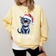 Ew People Christmas Cat Santa Hat Dad Introvert Comfort Colors Sweatshirt Butter Ew People Christmas Cat Santa Hat Dad Introvert Comfort Colors Sweatshirt Butter