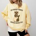 Ew People Ferret Saying Mask Introvert Ferrets Comfort Colors Sweatshirt Butter