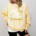 FinishEdD Doctor Of Education Graduation EdD Graduate Comfort Colors Sweatshirt Butter