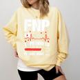 FNP In Progress Graduation Family Nurse Practitioner Comfort Colors Sweatshirt Butter