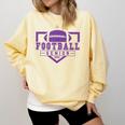 Football Senior Night Football Senior 2025 Graduation 36 Comfort Colors Sweatshirt Butter