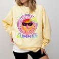Goodbye 2nd Grade Graduation To 3rd Grade First Summer Kids Comfort Colors Sweatshirt Butter