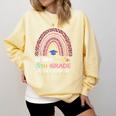Goodbye 5TH Grade Graduation 2024 Hello 6TH Grade Rainbow Comfort Colors Sweatshirt Butter
