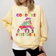 Goodbye Preschool Graduates Pre School Graduation Graduate Comfort Colors Sweatshirt Butter