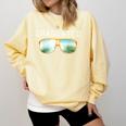Graduated Graduation Tropical Sunglasses Comfort Colors Sweatshirt Butter