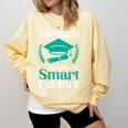 I Graduated Smart Graduation Student College University Comfort Colors Sweatshirt Butter