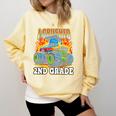Graduation 2nd Grade Monster Truck Boys I Crushed Grad Comfort Colors Sweatshirt Butter