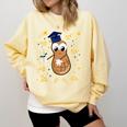 Graduation Flossing Peanut OIT Comfort Colors Sweatshirt Butter