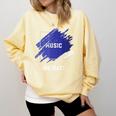 Graduation Graduated Music Degree University College Student Comfort Colors Sweatshirt Butter
