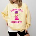 Graduation Kindergarten Last Day Of School Shirt Girls Comfort Colors Sweatshirt Butter