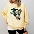Graduation Mallard Duck Hunter Hunting Season Grad Hunting Comfort Colors Sweatshirt Butter
