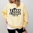 Graduation Masters For Women Comfort Colors Sweatshirt Butter