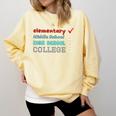 Graduation Promotion Elementary School To Junior High Comfort Colors Sweatshirt Butter