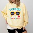 Graduation Shirt Goodbye PreK Hello Kindergarten School Comfort Colors Sweatshirt Butter