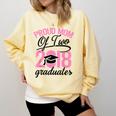 Graduation Shirt For Mom With Twins Proud Mom Of Two Comfort Colors Sweatshirt Butter