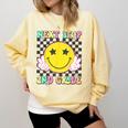 Groovy Next Stop 2nd Grade 1st Grade Graduation 2025 Comfort Colors Sweatshirt Butter
