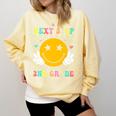 Groovy Next Stop 2nd Grade 1st Grade Graduation 2025 Premium Comfort Colors Sweatshirt Butter