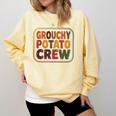 Grouchy Potato Crew Introvert Sarcasm Premium Tri-Blend Comfort Colors Sweatshirt Butter Grouchy Potato Crew Introvert Sarcasm Premium Tri-Blend Comfort Colors Sweatshirt Butter