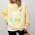 Happy Last Day Of 1st Grade Shirt Cutie Graduation Comfort Colors Sweatshirt Butter