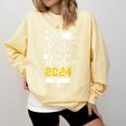 Hotter By One Degree Senior 2024 Class Of 2024 Graduation Comfort Colors Sweatshirt Butter