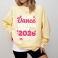 I'm A Dance Senior Mom 2026 Of Course I'm Crying Graduation Comfort Colors Sweatshirt Butter