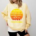 I'm Outstanding Retro Introvert Mountain Trip Lover Comfort Colors Sweatshirt Butter