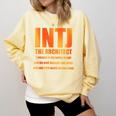 INTJ Architect Personality Introvert Sarcastic Orange Comfort Colors Sweatshirt Butter INTJ Architect Personality Introvert Sarcastic Orange Comfort Colors Sweatshirt Butter