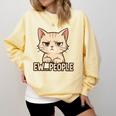 Introvert Anime Cat Ew People Comfort Colors Sweatshirt Butter Introvert Anime Cat Ew People Comfort Colors Sweatshirt Butter