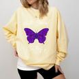 Introvert Antisocial Butterfly For Women Men Comfort Colors Sweatshirt Butter
