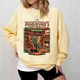 Introvert Book Lover The Bookworm's Retreat Comfort Colors Sweatshirt Butter