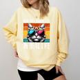 Introvert Cat How Do I Block You Retro Cat Sarcastic Men Women Girls Comfort Colors Sweatshirt Butter