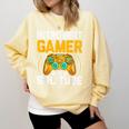Introvert Gamer Video Games Anti Social Team Player Comfort Colors Sweatshirt Butter
