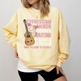 Introvert Guitarist Expressing Words Through Guitar Melody Comfort Colors Sweatshirt Butter Introvert Guitarist Expressing Words Through Guitar Melody Comfort Colors Sweatshirt Butter