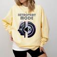 Introvert Mode Finding Inner Peace In Silence Comfort Colors Sweatshirt Butter Introvert Mode Finding Inner Peace In Silence Comfort Colors Sweatshirt Butter