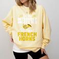 Im Introvert Unless You Talk About French Horns Comfort Colors Sweatshirt Butter