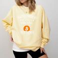 Introvert But Willing To Discuss Bitcoin Crypto Bitcoin Comfort Colors Sweatshirt Butter