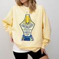 Introverted Fountain Pen Enthusiast Smiling Face Comfort Colors Sweatshirt Butter