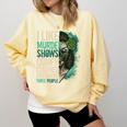 Introverted Murder Shows True Crime Lovers Introvert Comfort Colors Sweatshirt Butter