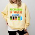 Introverted Recharging Introvert Saying Sarcasm Comfort Colors Sweatshirt Butter Introverted Recharging Introvert Saying Sarcasm Comfort Colors Sweatshirt Butter