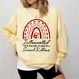 Introverted But Willing To Discuss Serial Killers True Crime Comfort Colors Sweatshirt Butter Introverted But Willing To Discuss Serial Killers True Crime Comfort Colors Sweatshirt Butter