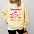 Introverted Willing To Discuss Siamese Sable Introvert Comfort Colors Sweatshirt Butter Introverted Willing To Discuss Siamese Sable Introvert Comfort Colors Sweatshirt Butter