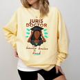 Juris Doctor Beauty Brains Juris Doctorate Graduation Comfort Colors Sweatshirt Butter