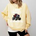 I Just Crushed High School Graduation Monster Truck Shirt Comfort Colors Sweatshirt Butter