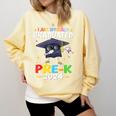 I Just Officially Graduated Pre k Graduation 2024 Pre-K Kids Comfort Colors Sweatshirt Butter